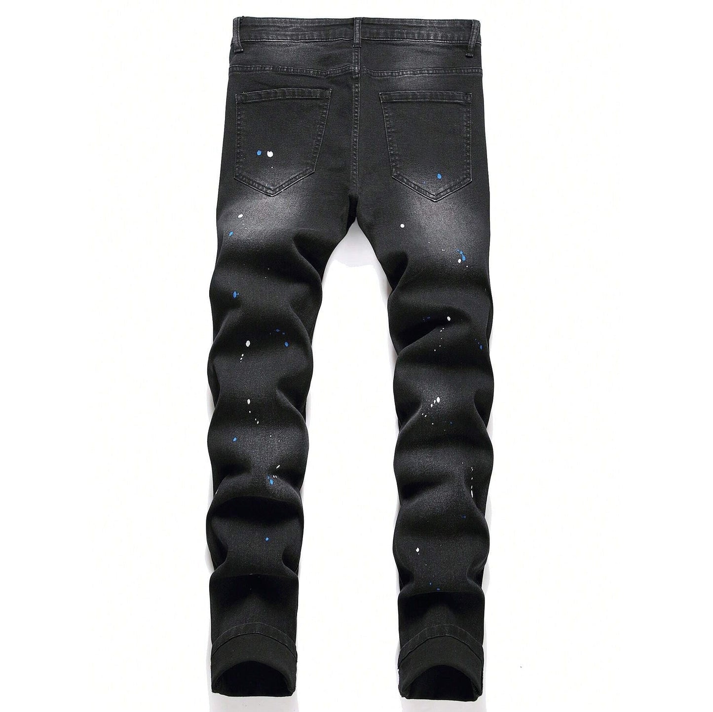 Aiden Straight-Leg Ripped Black Jeans Hot Deal Warehouse