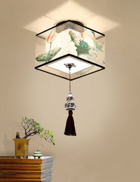“Chinese Round Square Ceiling Light Fixture – modern ceiling light with a unique round-square design, perfect for adding style to any room – Hot Deal Warehouse lighting”


