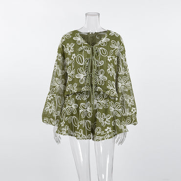 bohemian two-piece set women
