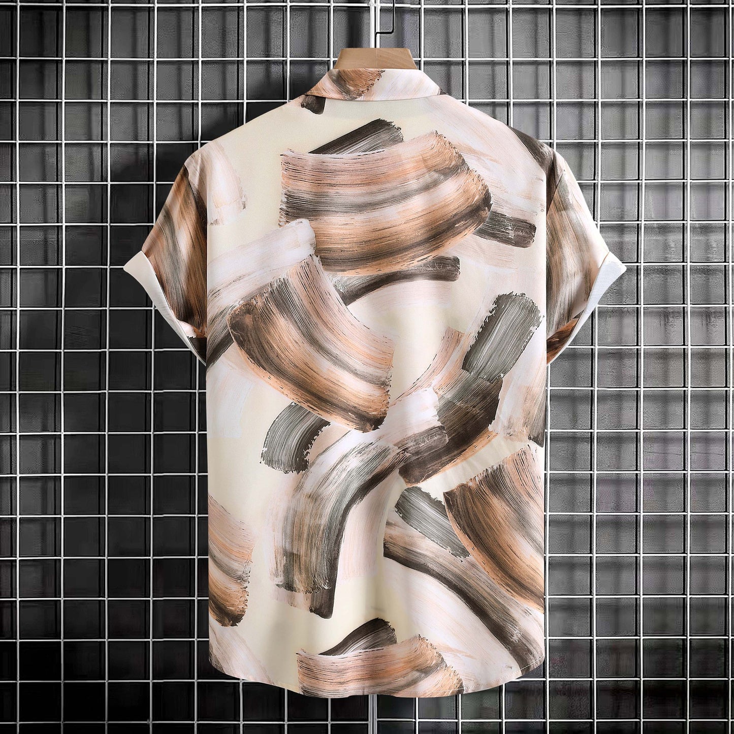 Plus Size Men’s Casual Fashion Printing Short Sleeve Shirt – A bold, printed casual shirt designed for comfort and style in larger sizes. Perfect for warm weather.








