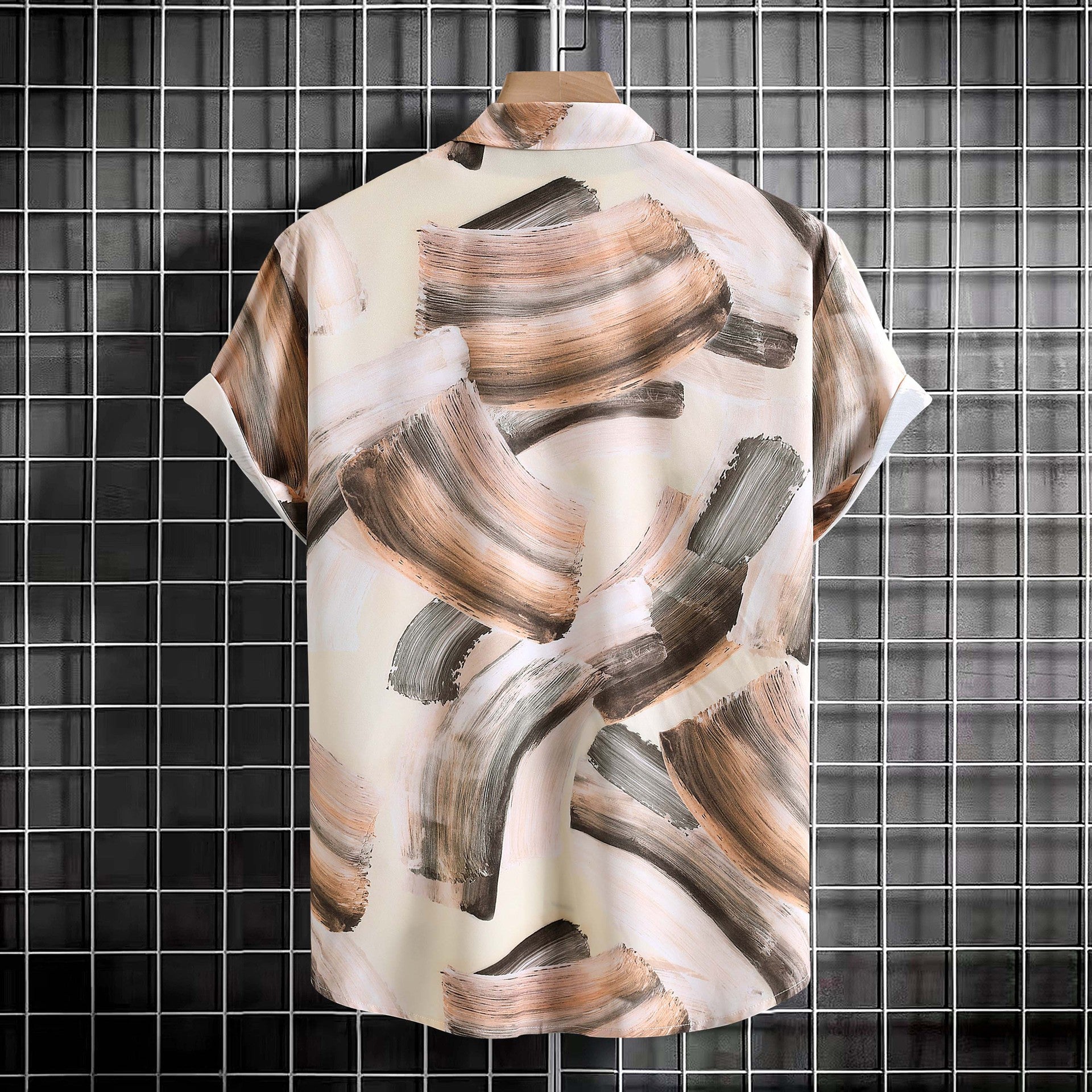 Plus Size Men’s Casual Fashion Printing Short Sleeve Shirt – A bold, printed casual shirt designed for comfort and style in larger sizes. Perfect for warm weather.








