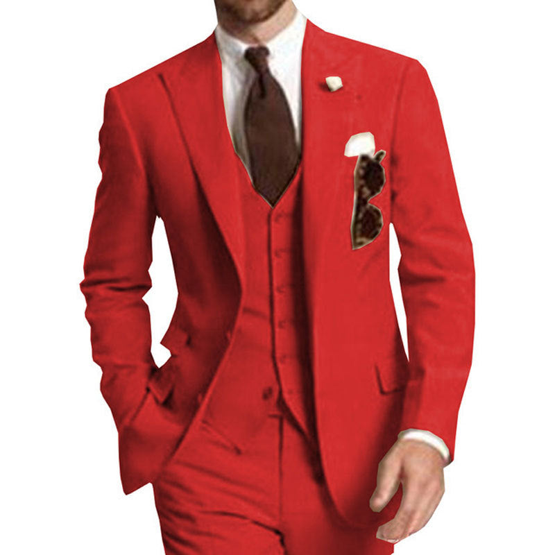 Wedding Banquet Plus Size Cross-border Suit – Elegant and Tailored Suit for Men’s Special Occasions.









