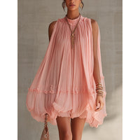 flowy pleated dress women Australia