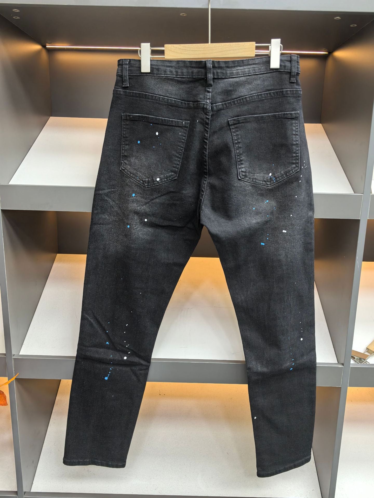 Aiden Straight-Leg Ripped Black Jeans Hot Deal Warehouse