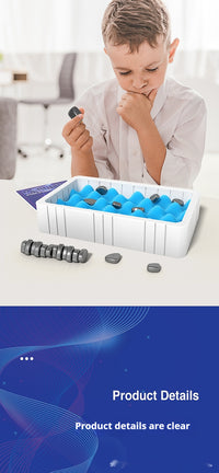 Magnetic Effect Double Board Game – Two-Player Logic Thinking Strategy Toy for Kids and Adults

