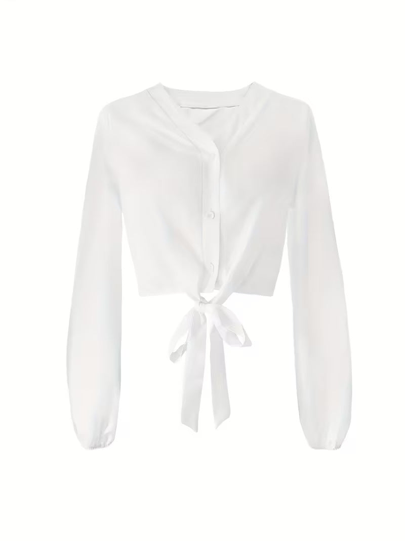Lucy Cropped Blouse Hot Deal Warehouse