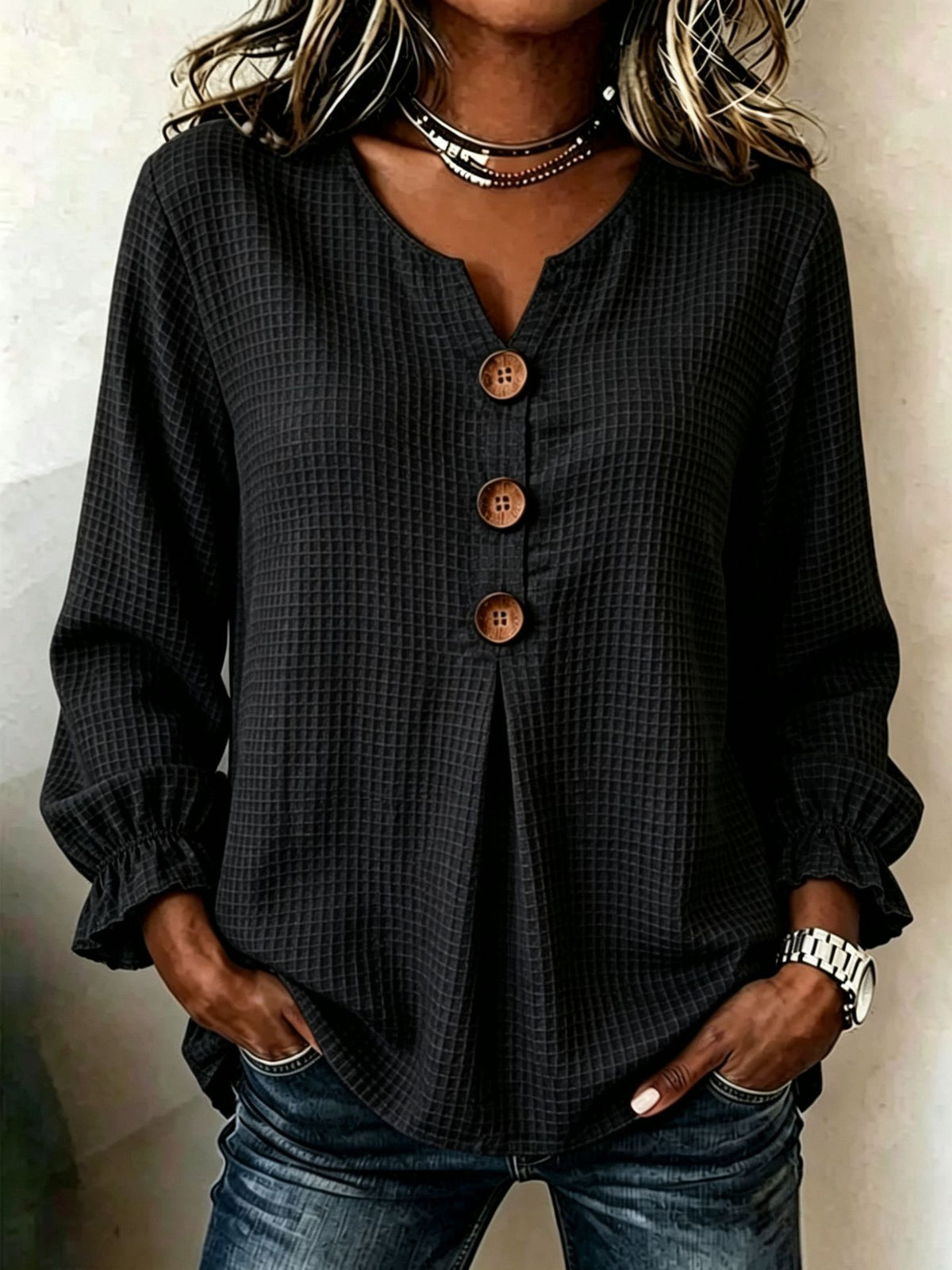 women's textured knit top Australia