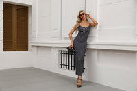 summer polka dot dress women
