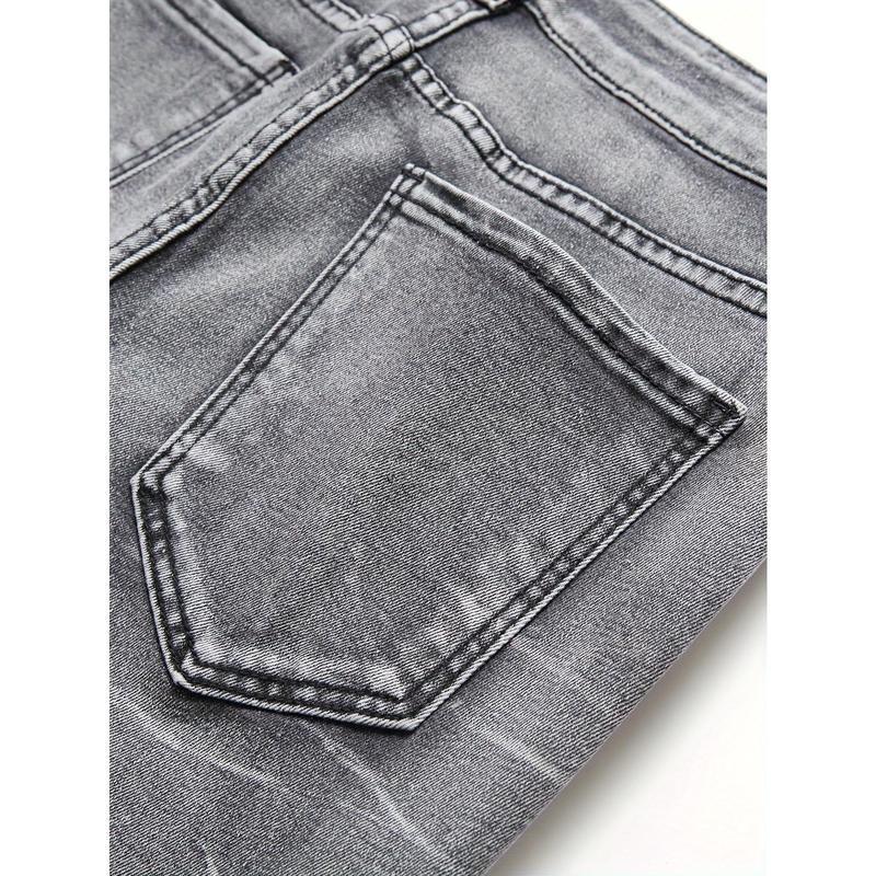 Grey Stretch Denim Jeans Hot Deal Warehouse