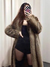 affordable faux fur coats women Australia