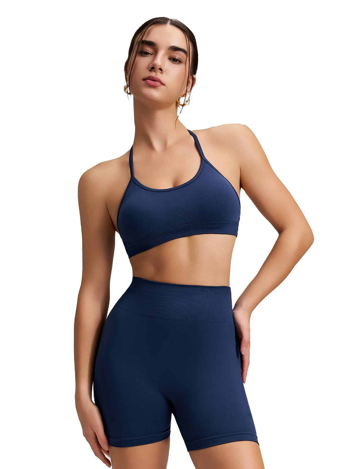Cross Back Sports Crop Hot Deal Warehouse