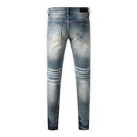 Slim-Fit Ripped Jeans Hot Deal Warehouse