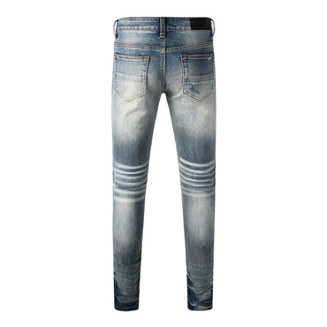 Slim-Fit Ripped Jeans Hot Deal Warehouse