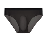 Men’s ice silk seamless underwear with 3D pouch – breathable and smooth fit

