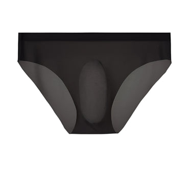 Men’s ice silk seamless underwear with 3D pouch – breathable and smooth fit

