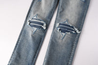 Slim-Fit Ripped Jeans Hot Deal Warehouse