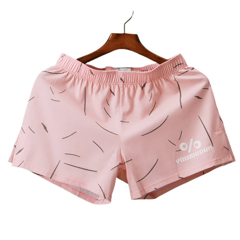 Men’s mid-waist loose cotton boxers – relaxed fit underwear

