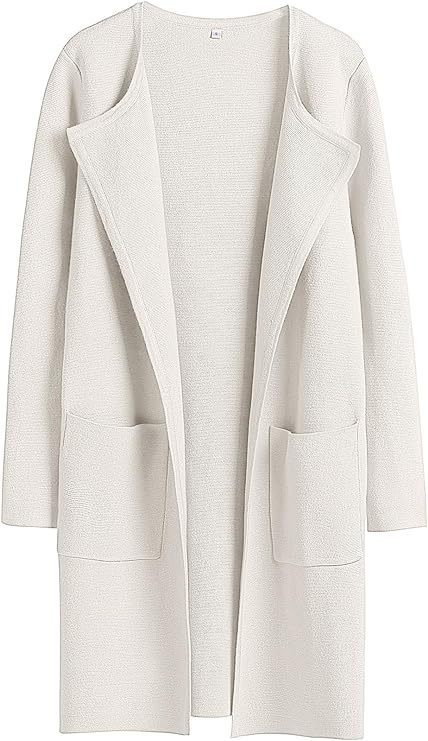 Women's Slim Fit Woolen Mid-Length Coat with Pockets and Lapel – Autumn & Winter Fashion

