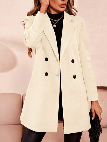 women's relaxed wool coat Australia