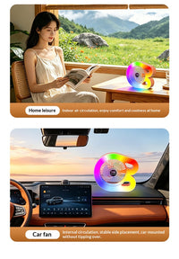 USB fan with LED light Australia
