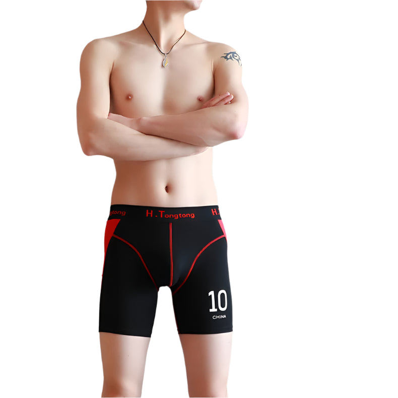 Men’s breathable fitness underwear – anti-chafe cotton sports briefs

