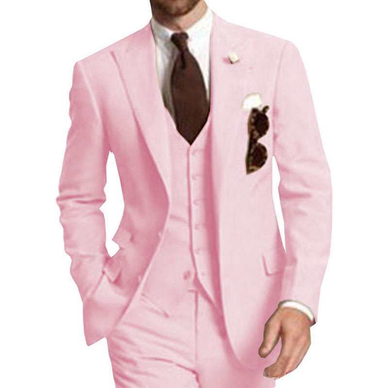 Wedding Banquet Plus Size Cross-border Suit – Elegant and Tailored Suit for Men’s Special Occasions.








