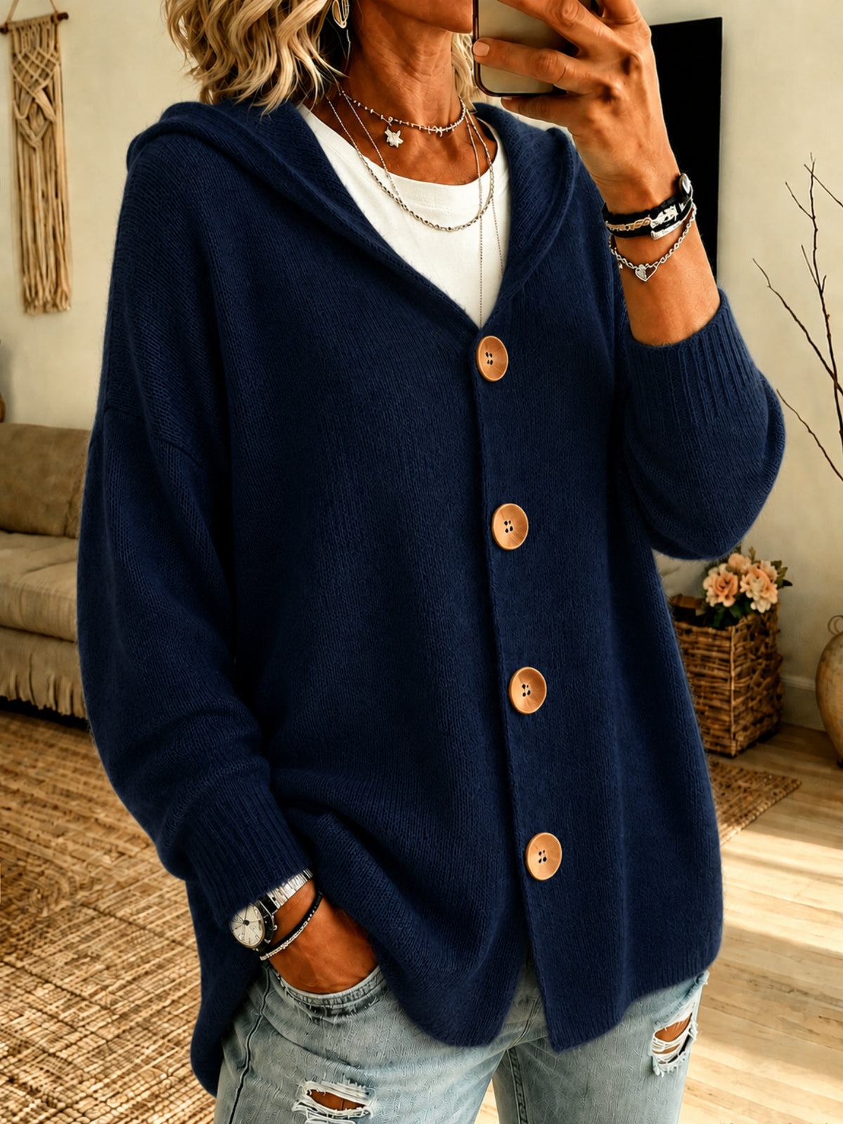 affordable knit hoodies women Australia
