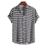 “Cotton Thin Printed Short Sleeve Shirt for Men – lightweight, breathable men’s shirt with trendy prints, ideal for warm weather and relaxed style – Hot Deal Warehouse menswear”

