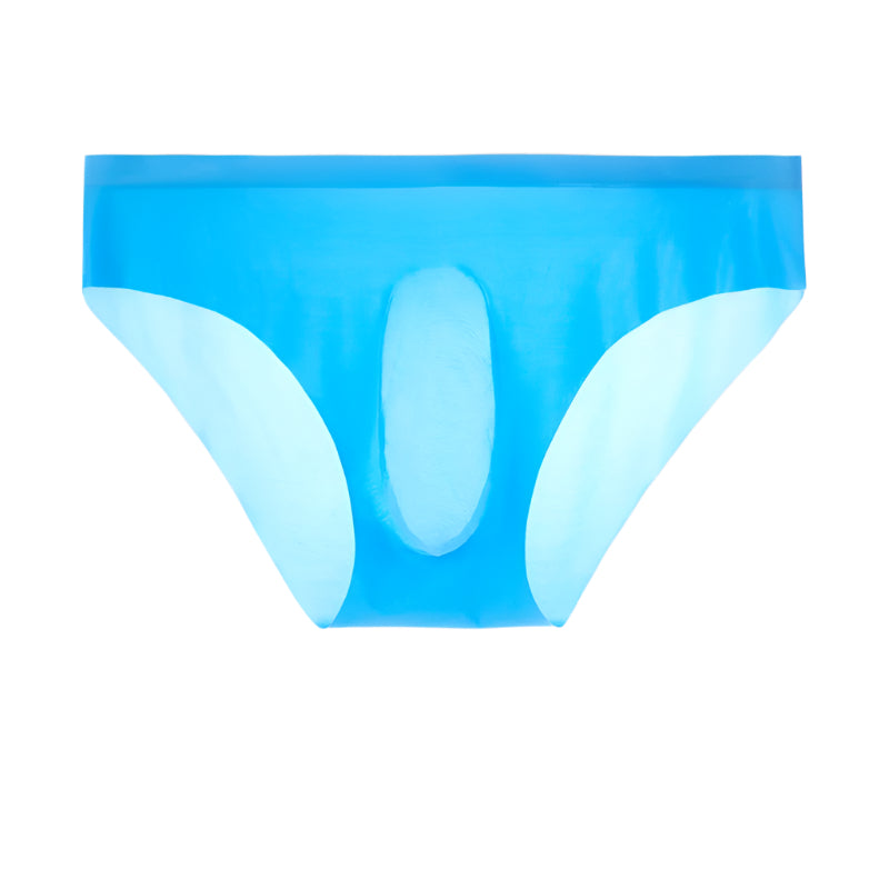 Men’s ice silk seamless underwear with 3D pouch – breathable and smooth fit

