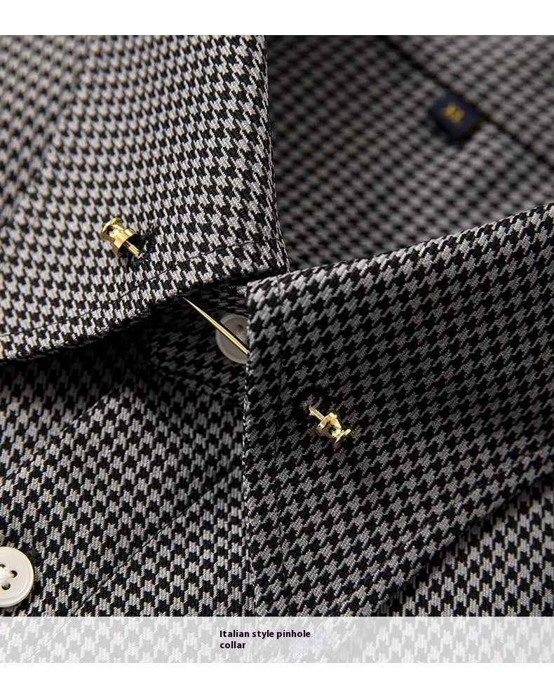 “Formal Gentleman Empire Collar Fashion Non-Ironing Shirt – sophisticated men’s dress shirt with empire collar, wrinkle-free for effortless style – Hot Deal Warehouse menswear”








