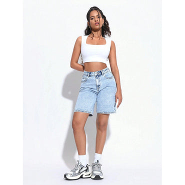 women's cropped denim pants Australia