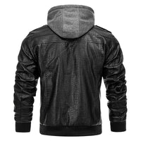 “Fashion Personality PU Leather Coat for Men – trendy men’s PU leather coat with a modern fit, perfect for standout style – Hot Deal Warehouse menswear”
