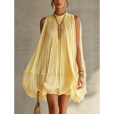 casual pleated dress women Australia