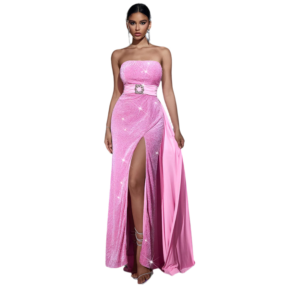 “Alessia Velvet Maxi Dress – women’s luxurious velvet maxi dress with elegant silhouette for special occasions and evening wear – Hot Deal Warehouse fashion”


