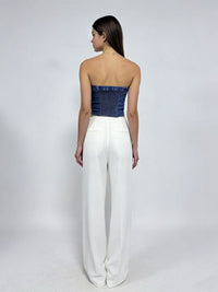 women's denim strapless top Australia