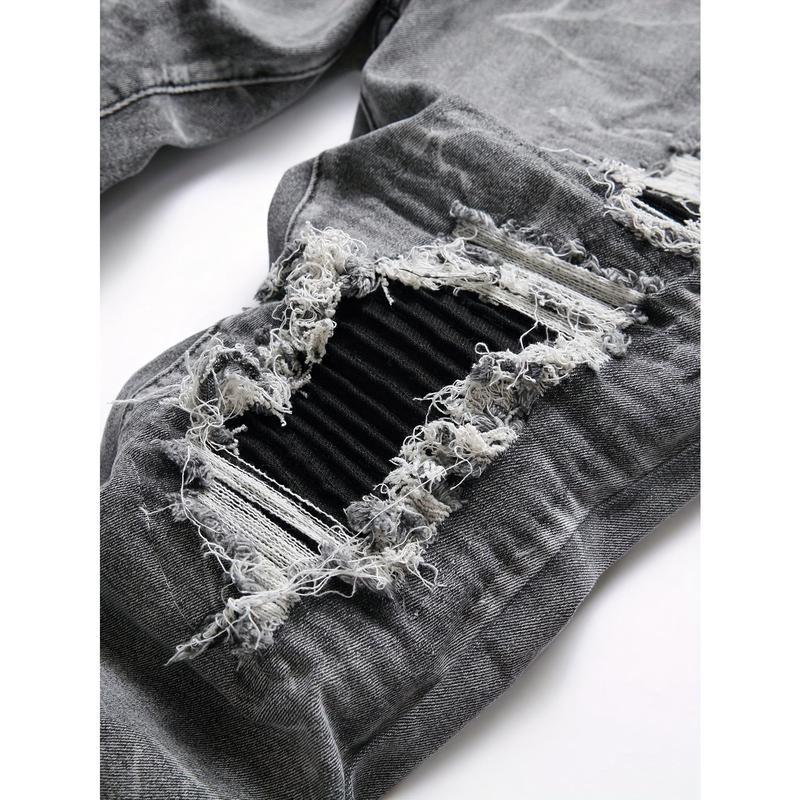 Grey Stretch Denim Jeans Hot Deal Warehouse