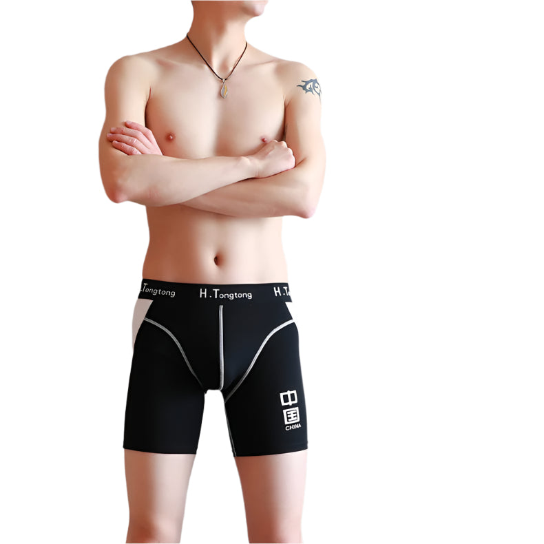 Men’s breathable fitness underwear – anti-chafe cotton sports briefs

