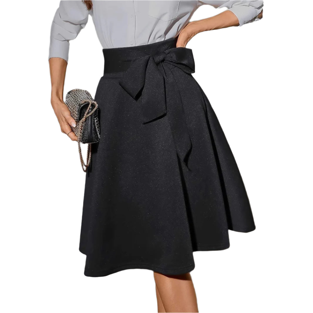 Elastic Knitted High Waist Strap Retro Skirt – Vintage-inspired women’s skirt with high waist and strap detailing.








