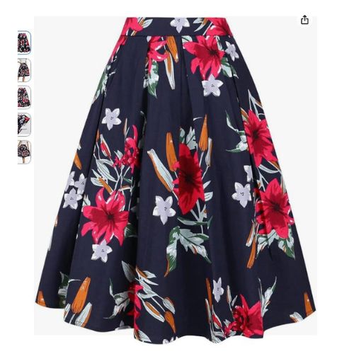 Retro Midi Skirt — Women's Vintage-inspired Midi Skirt Australia Hot Deal Warehouse