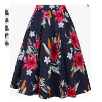 Retro Midi Skirt — Women's Vintage-inspired Midi Skirt Australia Hot Deal Warehouse