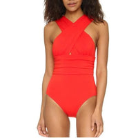 Tequila Shots Cross Halter Swimsuit Hot Deal Warehouse