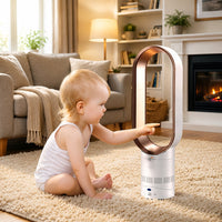 2025 New 16" Bladeless Tower Fan with Remote, Quiet Floor Fan for Home Hot Deal Warehouse