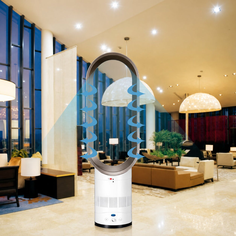 2025 New 16" Bladeless Tower Fan with Remote, Quiet Floor Fan for Home Hot Deal Warehouse