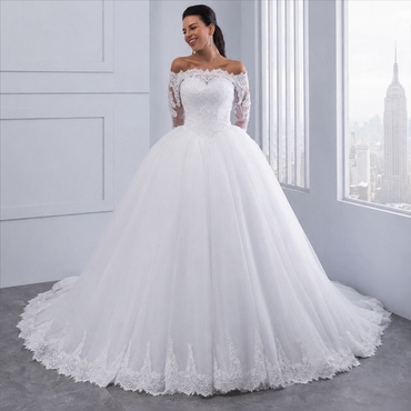 Sweet Romance Wedding Lace Dress Hot Deal Warehouse